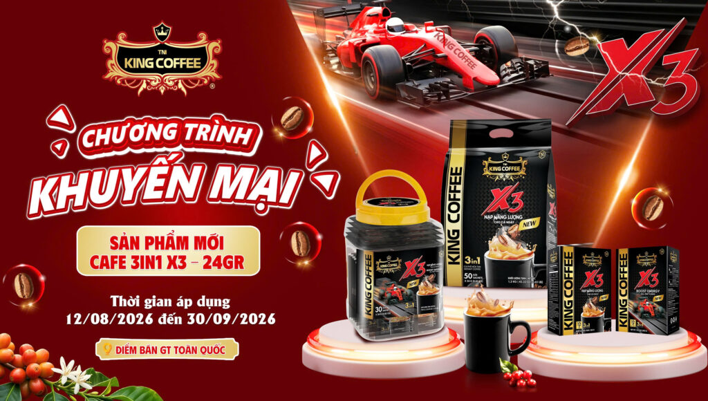 tung hàng sản phẩm mới Café 3in1 X3 24g size ngang